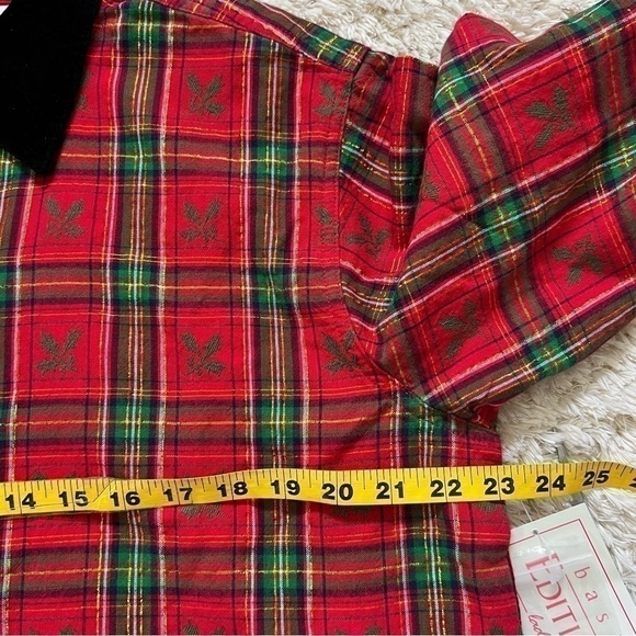 Vintage Basic Editions Womens Christmas Holiday Woven Shirt size Large - Picture 9 of 12